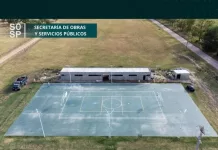 Avanza la obra del polideportivo municipal