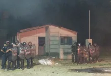 Escándalo en nuestra ciudad dónde hubo corridas, piedrazos y gas pimienta