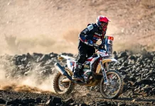 Motos: El argentino Santiago Rostan completo la primera parte del Dakar 2025