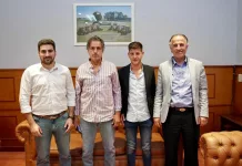 Alejandro Speroni mantuvo un encuentro de trabajo y coordinación de actividades con el flamante intendente municipal libertario de 25 de Mayo doctor Ramiro Egüen