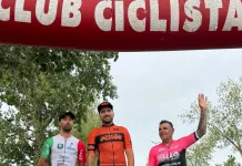 El reconocido ciclista saladillense Federico Vivas ganó la primera etapa de la Revancha de la Doble Bragado