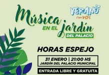 31 de Enero || Músico en el jardín del palacio municipal, se presenta «Horas Espejo»
