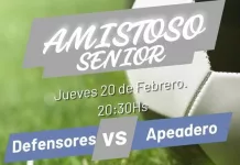 Hoy jueves: Amistoso Senior en el Joaquín Benítez
