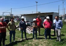 El Administrador General del Instituto de la Vivienda de la Provincia de Buenos Aires Diego Menéndez recorrió obra de las 13 viviendas
