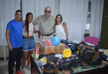 Visita anual a la escuela Media 2 “Manuel Pardal” y donación de material para educación física