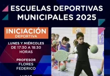 Escuelas deportivas municipales 2025