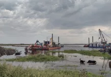 El Consejo del Salado alertó sobre la paralización de las obras de dragado del río