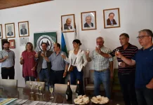 Recordatoria en homenaje a los 75 años de la fundación de la Cooperativa Agrícola Ganadera de Saladillo