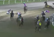 El Hipódromo de La Plata, paralizado por accidentes y disturbios tras dos caídas