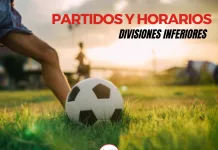 Fútbol: Partidos y horarios Torneo de Inferiores