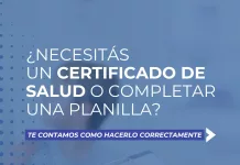 ¿NECESITÁS UN CERTIFICADO DE SALUD O COMPLETAR UNA PLANILLA? ¡Te contamos cómo hacerlo correctamente!