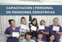 Capacitación destinada a personas que se desempeñan en pensiones geriátricas