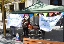 El equipo de vacunación antirrábica de la Dirección de Bromatología estuvo durante la mañana en el centro de Saladillo