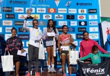 Podios para Celeste Avalos en la 1° Edición de los 10K de 25 de Mayo
