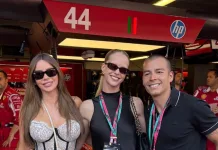 La aparición en el GP de Mónaco de una famosa actriz de Hollywood que tuvo un fugaz romance con Lewis Hamilton causó furor