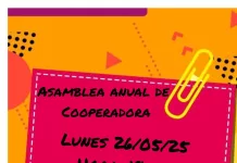 Asamblea cooperadora E.P N°18