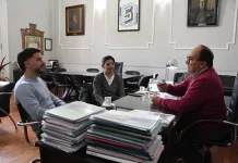 El Intendente Municipal Ing. José Luis Salomón mantuvo una reunión de coordinación y trabajo con Concejales