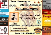 Reunión del club de Motos Clásicas y Antiguas de Saladillo
