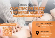 Sábado 5 de julio || Aprendé a salvar vidas, sumate al compromiso por una comunidad más segura