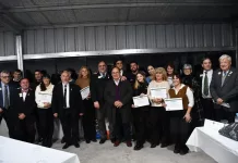 Se llevó a cabo el acto institucional de la conformación del Club de Leones Distrito 05 Saladillo