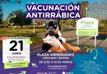 Sábado 21 de Junio || Se realizara una nueva jornada de vacunación antirrábica