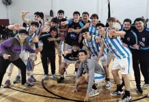 Básquet: Racing (CH) con el saladillense Tiziano Bruno gano el cuadrangular U21 en Mar del Plata