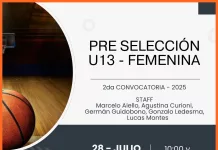 Básquet Saladillo: Francisca Censi convocada a la Preselección Sub13
