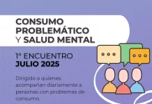 1er. encuentro sobre Consumo Problemático y Salud Mental de julio
