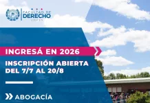 Ingreso anticipado para la carrera de abogacía en Facultad de Derecho de Azul