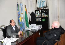 Visita || El padre Alejandro estuvo nuevamente en Saladillo