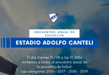 Encuentro anual de escuelita en el club Argentino