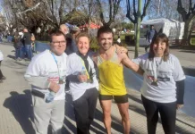 Los 10k 162 ° aniversario Saladillo los ganó Ezequiel Aguilera