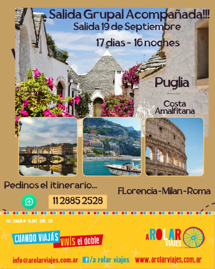 Viví Italia en grupo