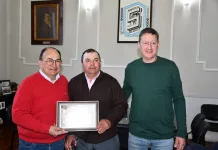 Claudio Federico, oriundo de San Benito y propietario de la cabaña ovina “Don Carlos y Doña Elba”, obtuvo un destacado premio en la edición reciente de la Rural de Palermo.