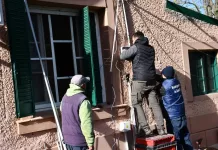 Trabajos de mejoras en electricidad y gas en las instalaciones del edificio del Jardín de Infantes Municipal Nidito Alegre de Cazón