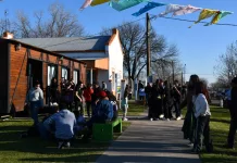 Actividades recreativas en la Plaza Cortázar de Saladillo Norte