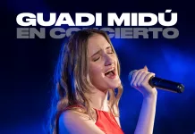 La joven cantante pop Guadi Midú prepara su próximo concierto en CABA