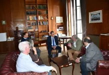 Se llevó a cabo una reunión de trabajo con el Fiscal General de La Plata Dr. Héctor Bogliolo