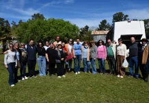 En el predio del Parque Recreativo tuvo lugar el acto por el 129 aniversario de la fundación de la localidad de Cazón