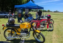Club de Motos Antiguas en el Aeroclub