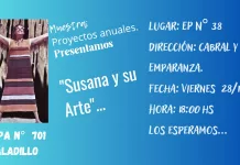 Invitación Muestra Anual Escuela de Educación Primaria de Adultos N° 701