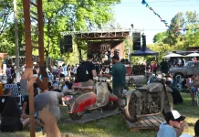 Inauguración de la 9 edición de La Oxidada en la localidad de Álvarez de Toledo