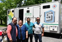 El CAPS Móvil estuvo el pasado Sábado en el predio del Club Bancarios del Provincia durante el desarrollo del Encuentro de Fútbol PCD