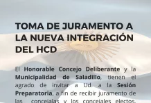 Se tomará juramento a los concejales electos que integrarán el cuerpo deliberativo durante el período 2025-2029