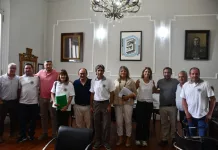 El Intendente Municipal Ing. José Luis Salomón mantuvo una reunión con los integrantes del Sindicato de Trabajadores Municipales