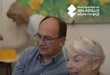 José Luis Salomón visitó a la vecina Beatriz Matilde “Betty” Etchegoyen