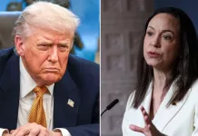 Donald Trump recibe a María Corina Machado en la Casa Blanca