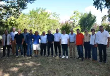 Finalizando la visita a Saladillo, la delegación de empresarios turcos recorrieron el predio del Vivero Municipal Eduardo L. Holmberg de Cazón