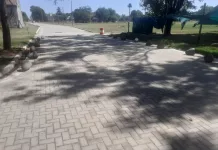 Avenida Moreno || Continúan por estos días los trabajos Actualmente se encuentra en la etapa de la colocación de bolardos