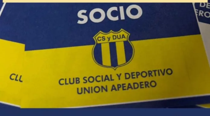 Convocatoria del Club Social y deportivo Unión Apeadero